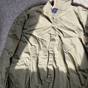 Mens American Eagle Long Sleeve Button Down Shirt